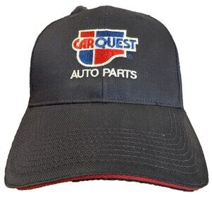 Carquest Auto Parts Hat Slogan Adjustable Strapback Navy Blue Promo Employee Cap